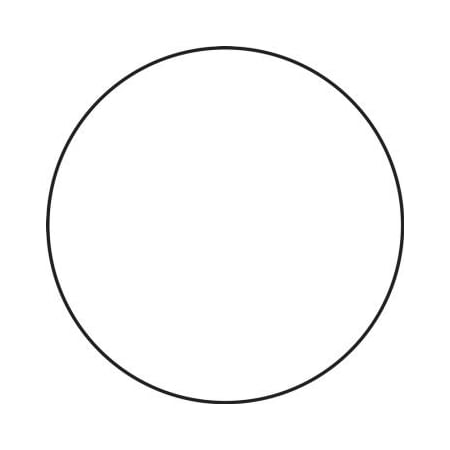 Accuform MAGNETIC SHAPES  CIRCLES 2 in COLOR MRB416MGWT MRB416MGWT